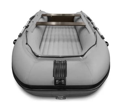 картинка Надувная лодка ПВХ SOLAR-420 Strela Jet tunnel, серый