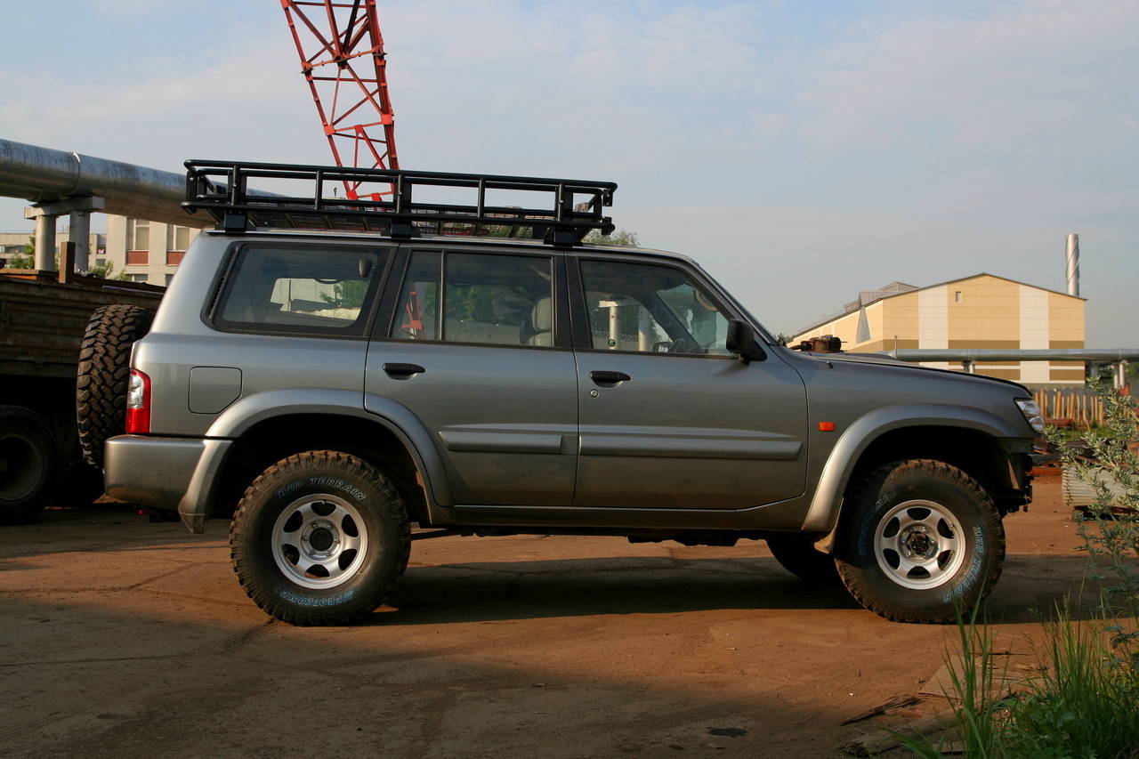 Багажник алюминиевый Nissan Patrol арт. 0107L