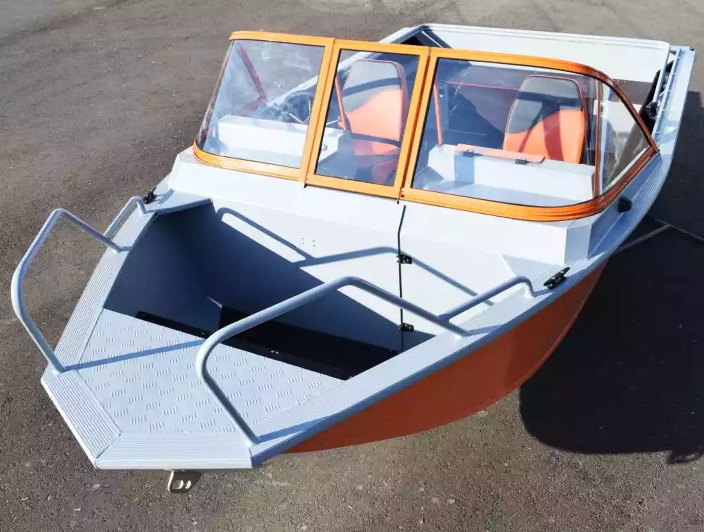 картинка Моторная лодка, Neman 500 DC NEW, зел./серая