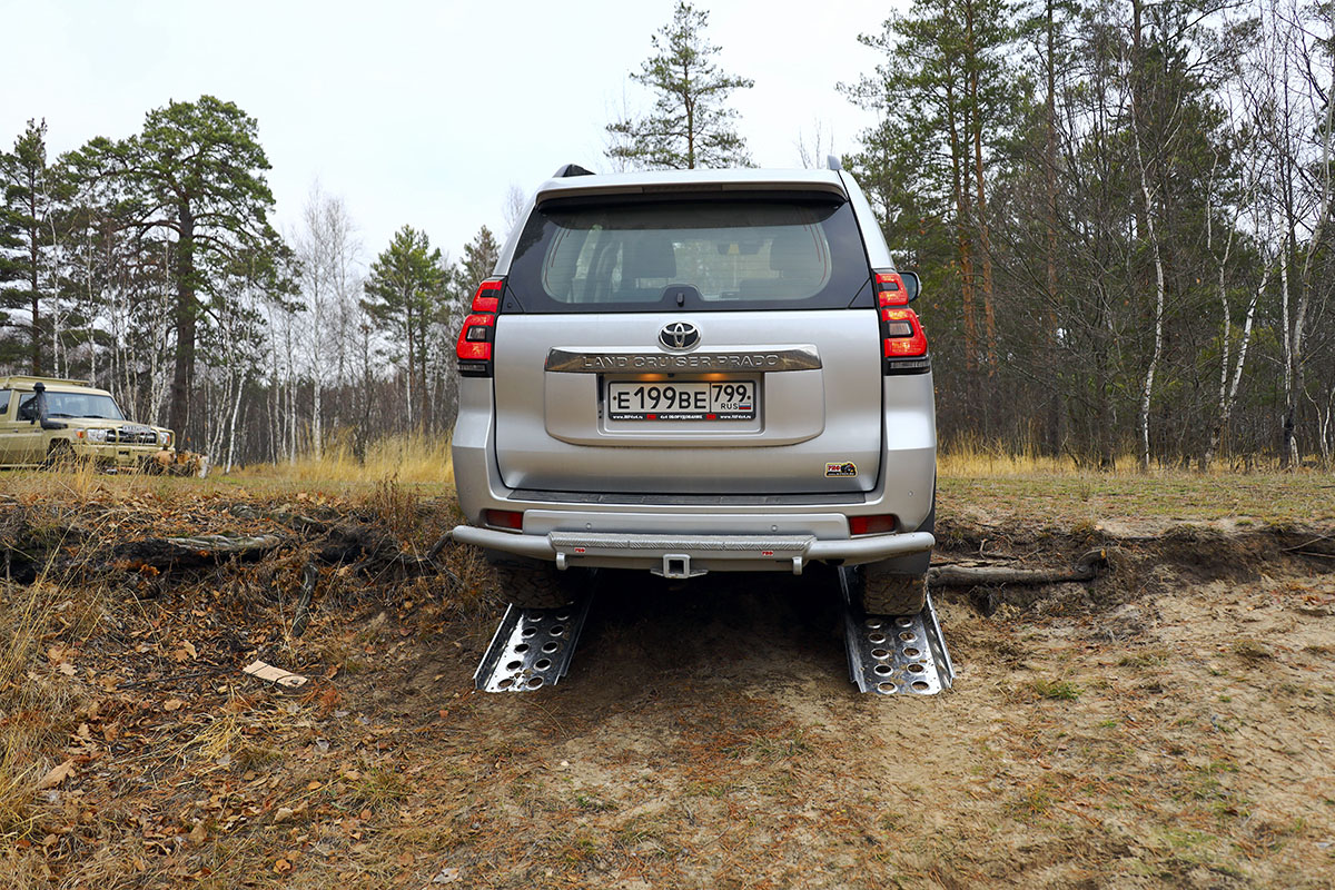 картинка Сенд-траки (аппарели) РИФ 148x48 см алюминиевые усиленные (2 шт.)