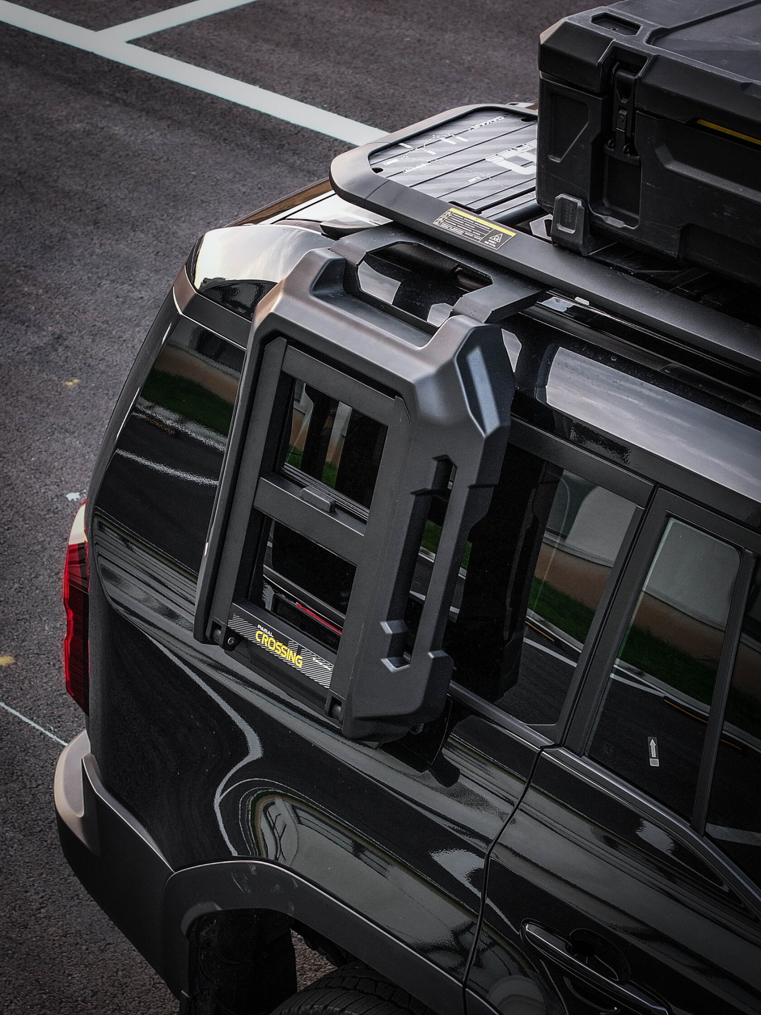 картинка Боковая лестница CROSSING Ladder для Toyota Prado 250/Lexus GX550 2024 (Без заводских рейлингов)