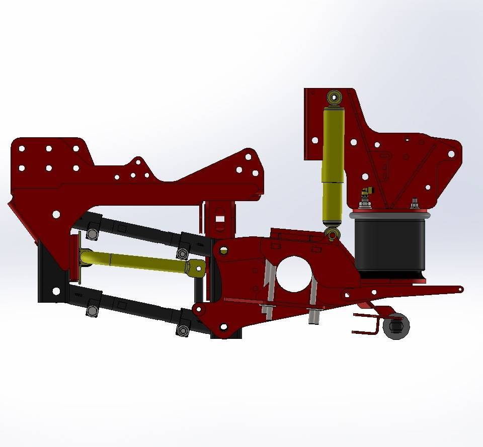 картинка Передняя пневматическая подвеска 4-рычажная 4X4 Silverado 4500/5500/6500