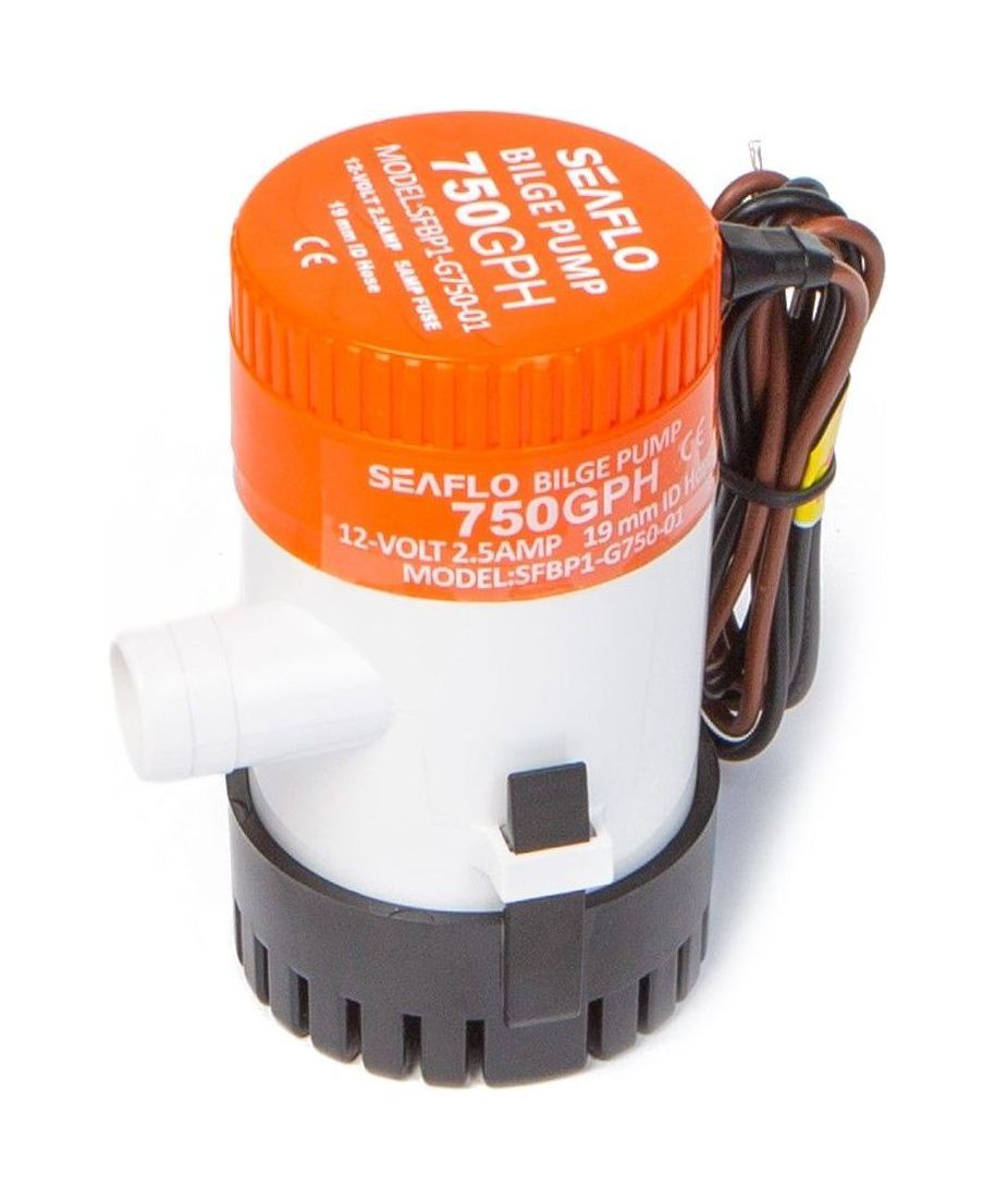 картинка Помпа осушительная 12 В, 750GPH (2838,75 л/час), SeaFlo