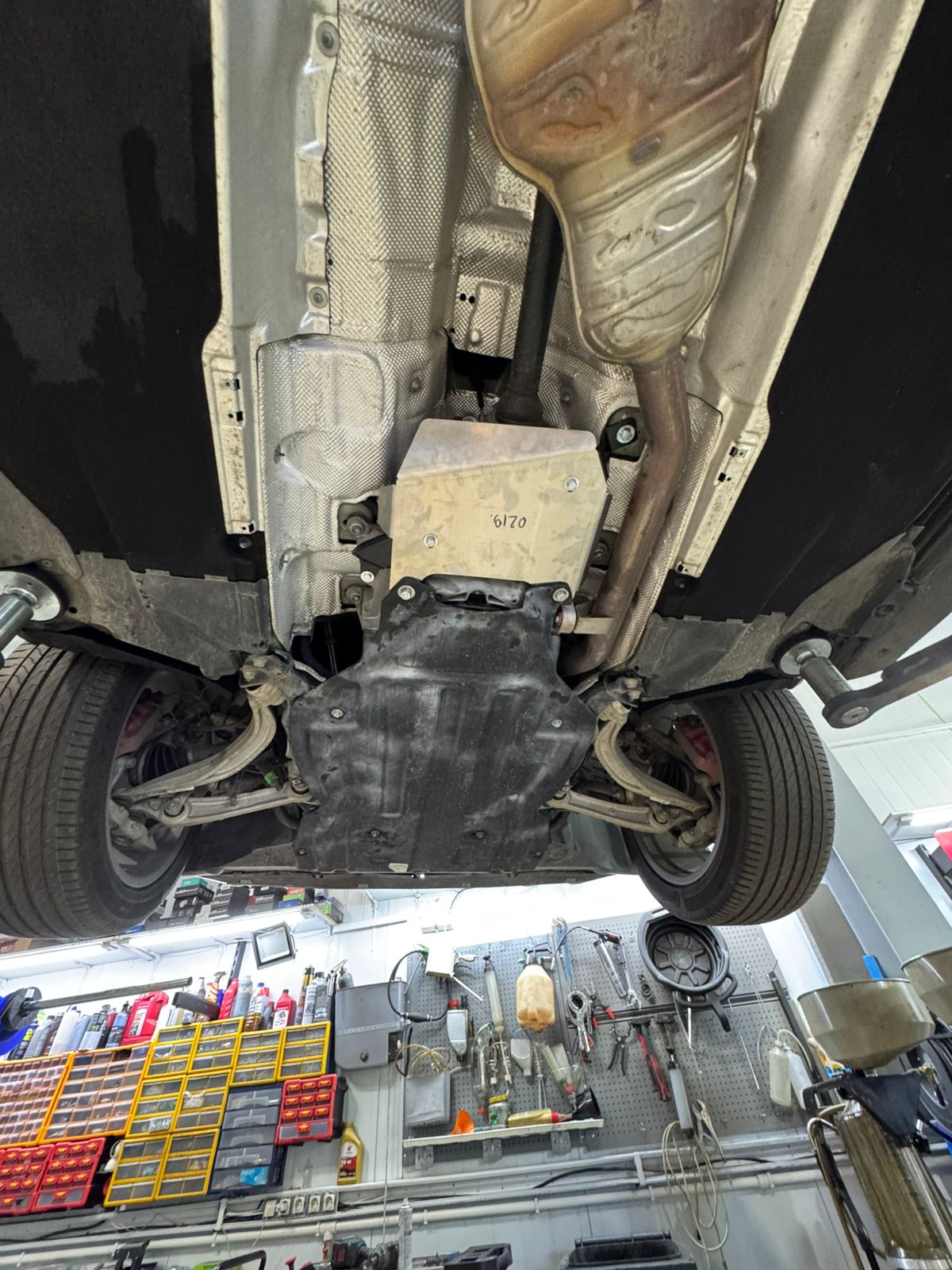 Защита РК Audi Q5 (2025-) (Алюминий 4мм) 02.19ABC