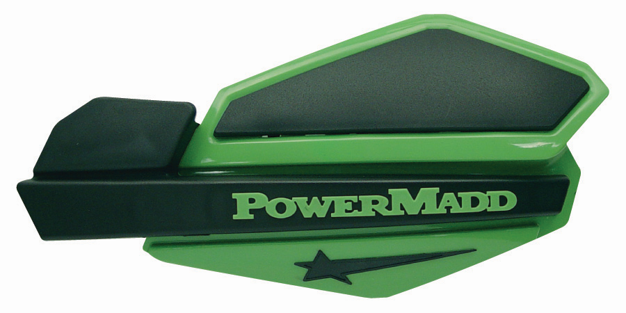 Ветровые щитки для квадроцикла "PowerMadd" Серия Star, зеленый/черный