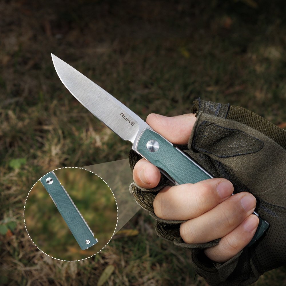 Нож складной Ruike D712-G зеленый