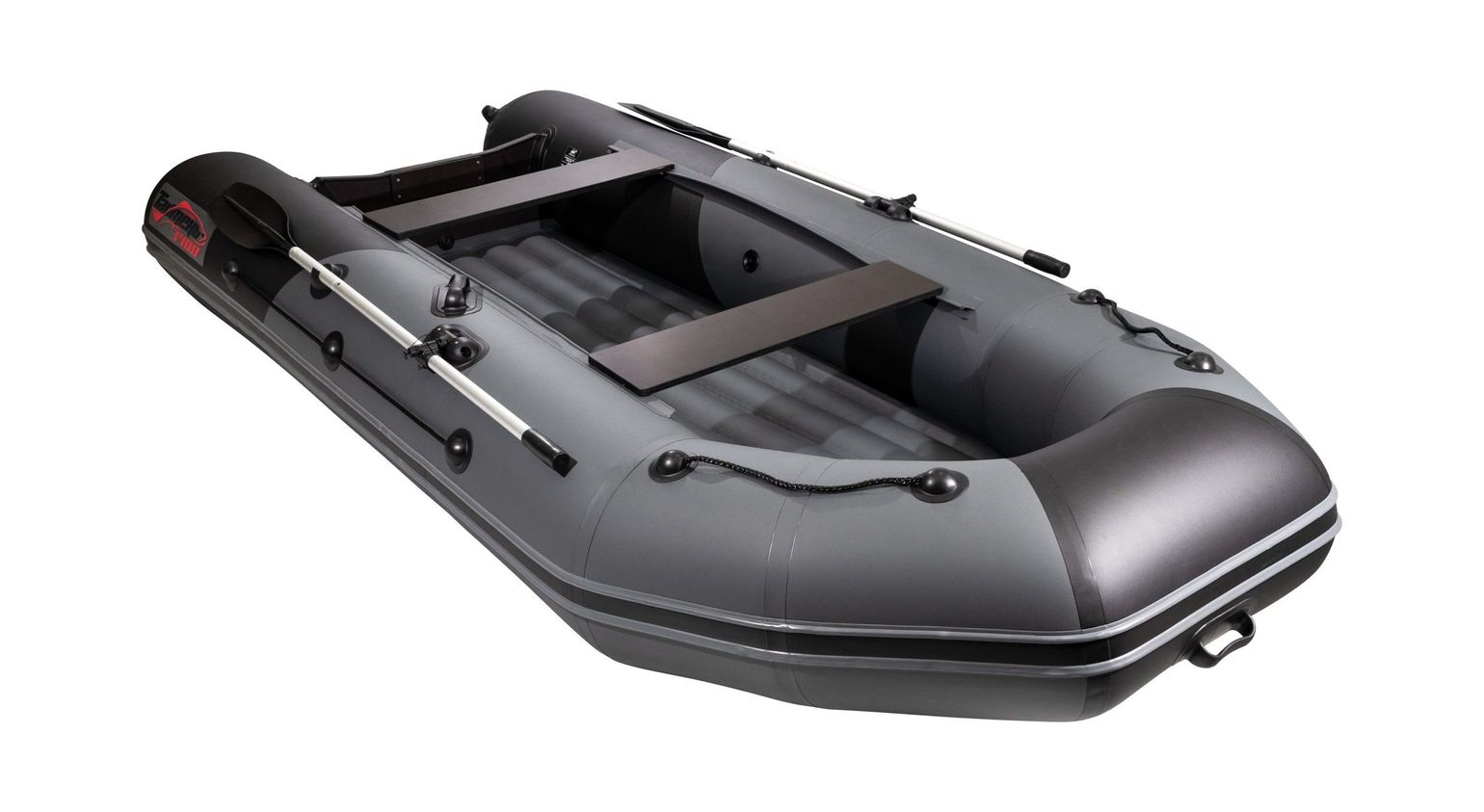 картинка Надувная лодка ПВХ, Таймень NX 3400 НДНД PRO, графит/черный