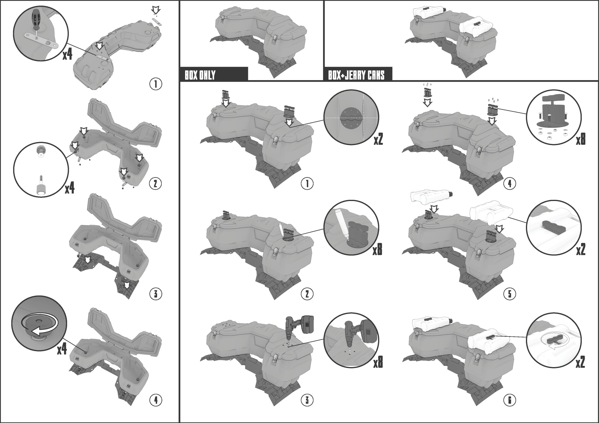 картинка Кофр для POLARIS TOURING 850 SP и TOURING XP 1000