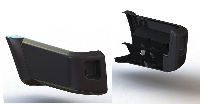 картинка Крыша (кунг) кузова для UAZ Пикап (двойная кабина) (белая)(3 двери) Expedition АВС-Дизайн ABC.UAZ.BR.09W