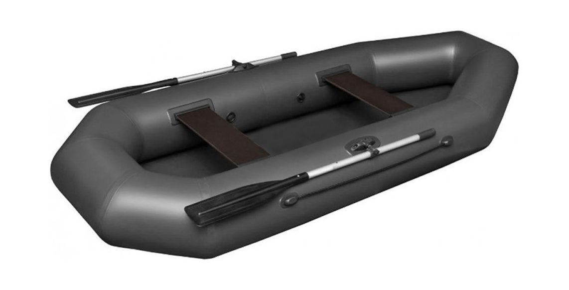 картинка Надувная лодка ПВХ Skiff 280, серый, SibRiver