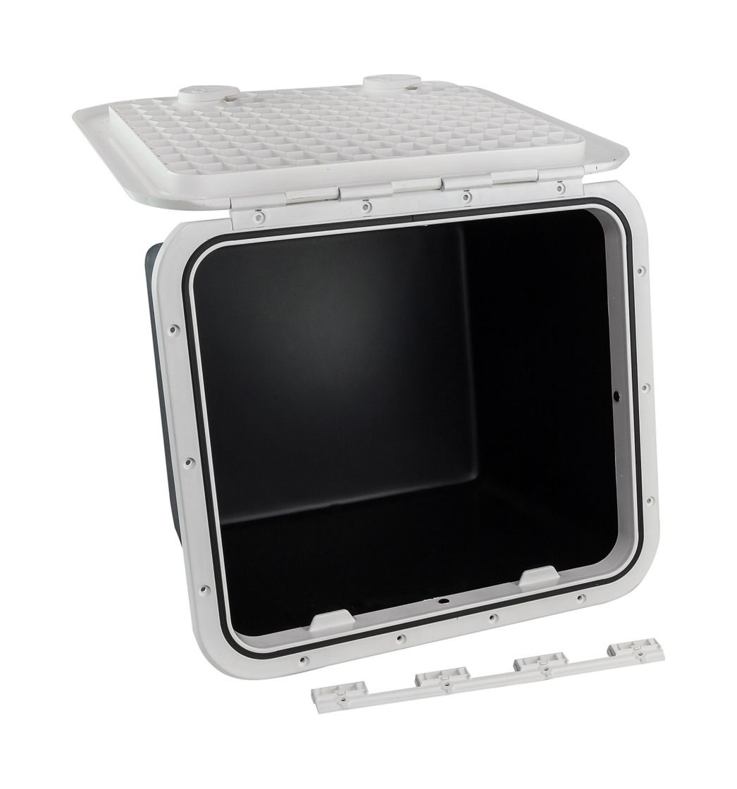 картинка Ящик врезной с крышкой, белый, 459х514х330 мм