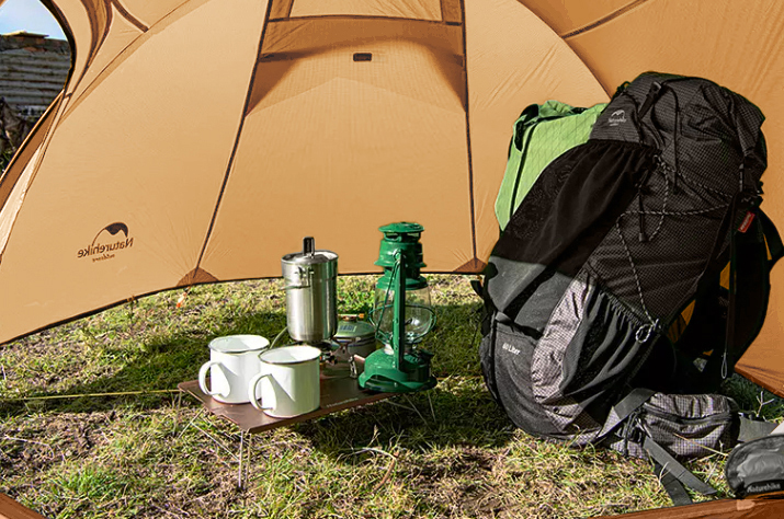 картинка Палатка Naturehike Opalus 3-местная, алюминиевый каркас, оранжевый