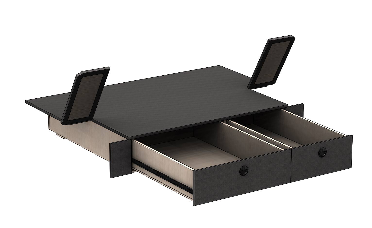 картинка Крыша (кунг) кузова для UAZ Пикап (двойная кабина) (белая)(1 дверь) Cargo АВС-Дизайн ABC.UAZ.BR.08W