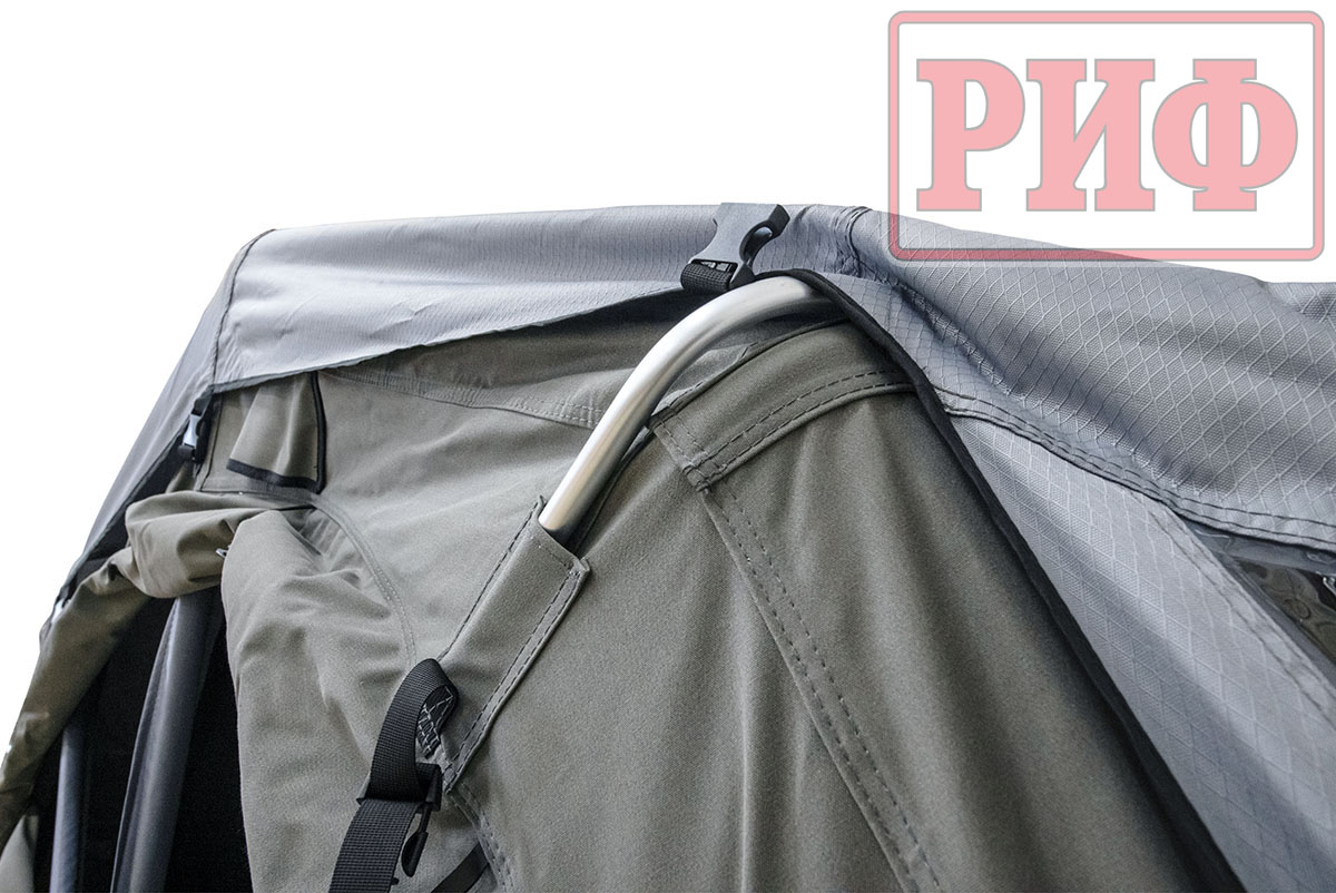 картинка Палатка на крышу автомобиля РИФ Soft RT01-140 усиленная, тент серый