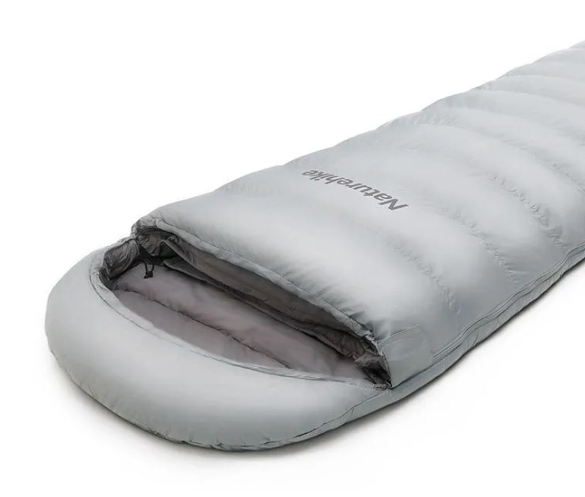 Мешок спальный Naturehike RM80, 220х80 см, (правый) (ТК: -2C), серый