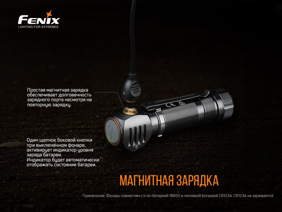 картинка Налобный фонарь Fenix HM61R + складной нож Ruike S22, черный, HM61RS22bk