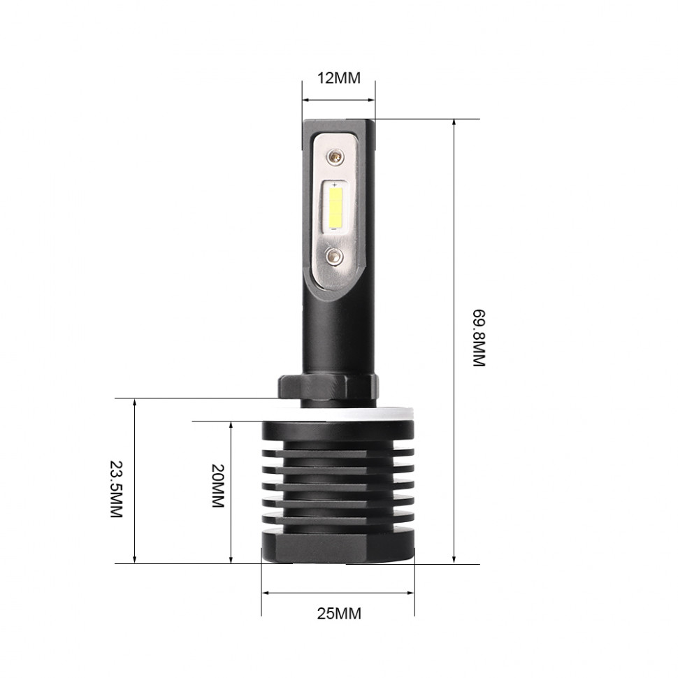 H27 (880/881) Optima LED QVANT, 12-24V, 2 лампы