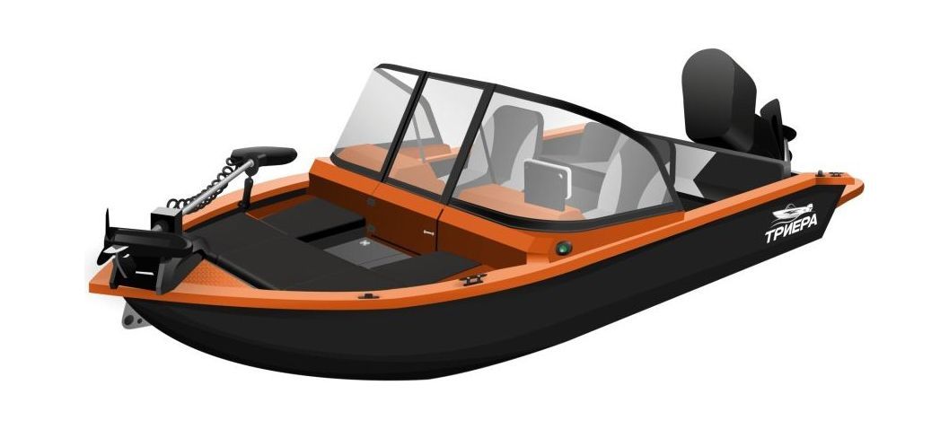 картинка Моторная лодка, Триера 460 BR_new, серый