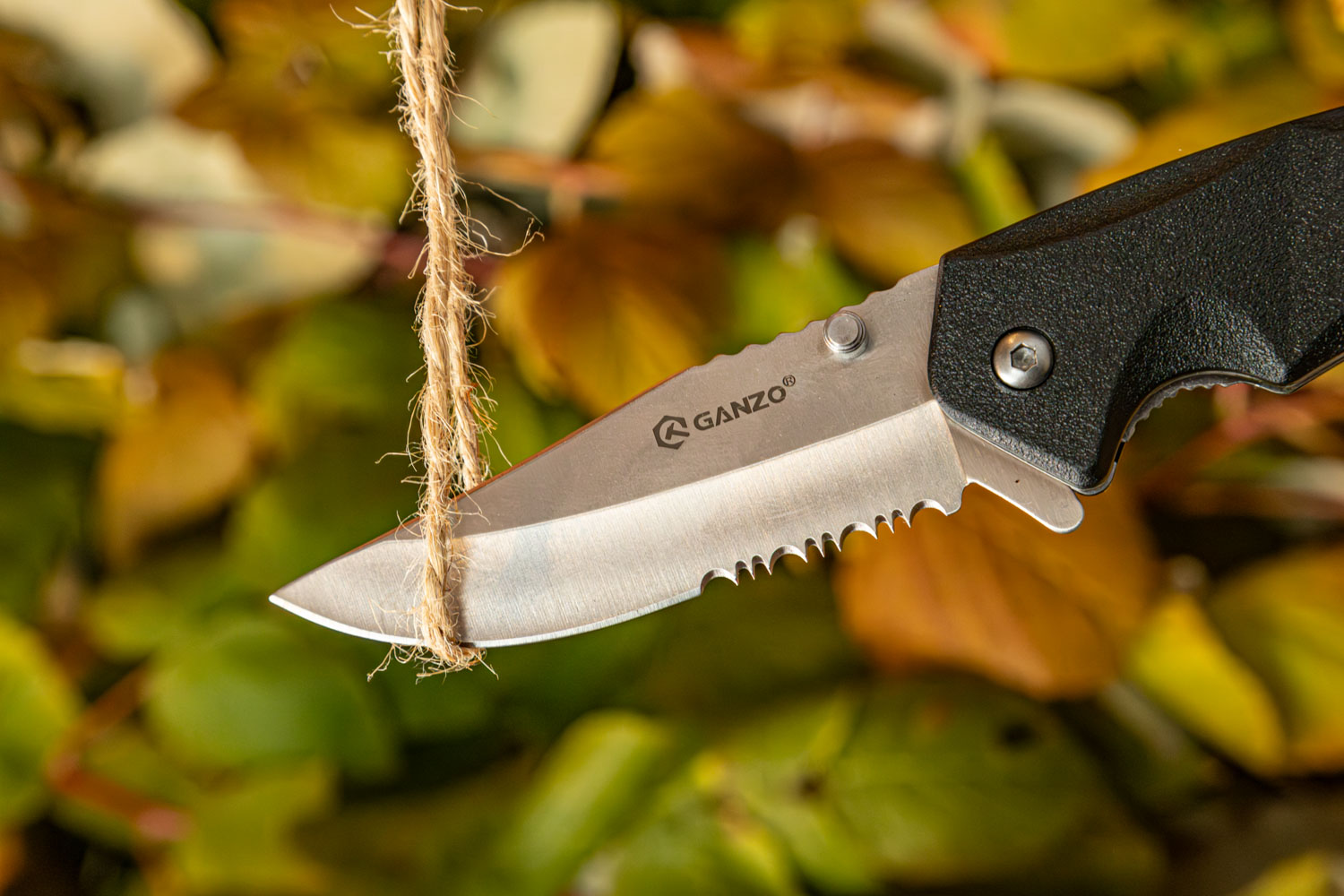 Нож складной Ganzo G617 черный