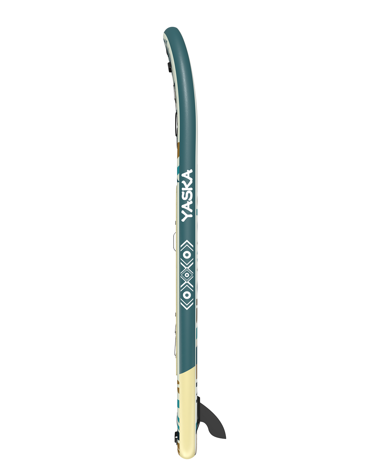 Сапборд надувной YASKA WOODOO 335x88x15 см (этнический зеленый)