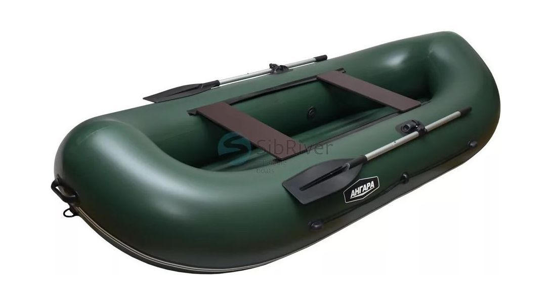 картинка Надувная лодка ПВХ Ангара 300 НД, зеленый, SibRiver
