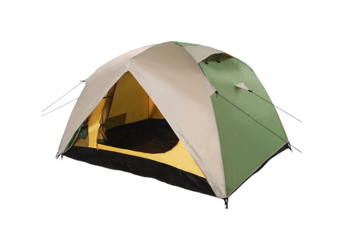 картинка Палатка BTrace Point 3 (Зеленый/Бежевый)