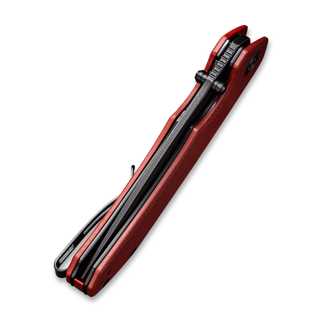 картинка Складной нож CIVIVI Brazen D2 Steel Black stonewashed Handle G10 Burgundy C2023B