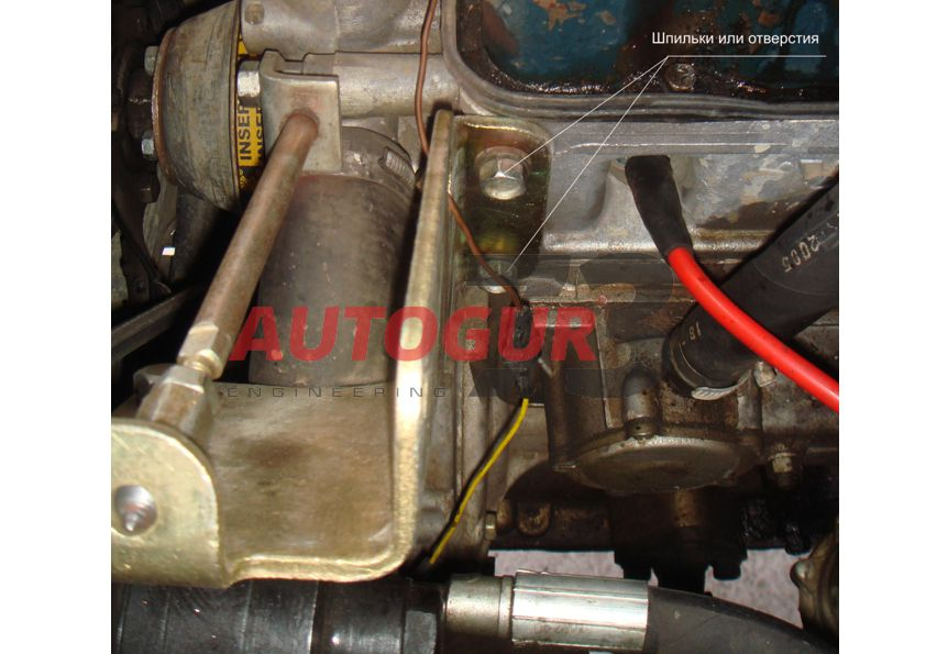 картинка Кронштейн крепления насоса ГУР УАЗ дв. УМЗ 421 Autogur73