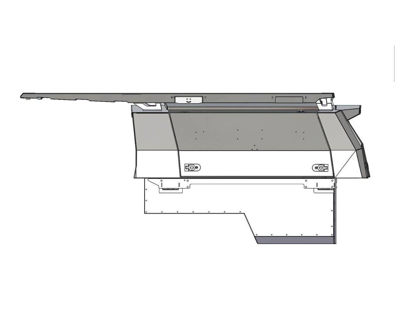 картинка Багажник-площадка алюминиевый для автопалатки 2,15 м