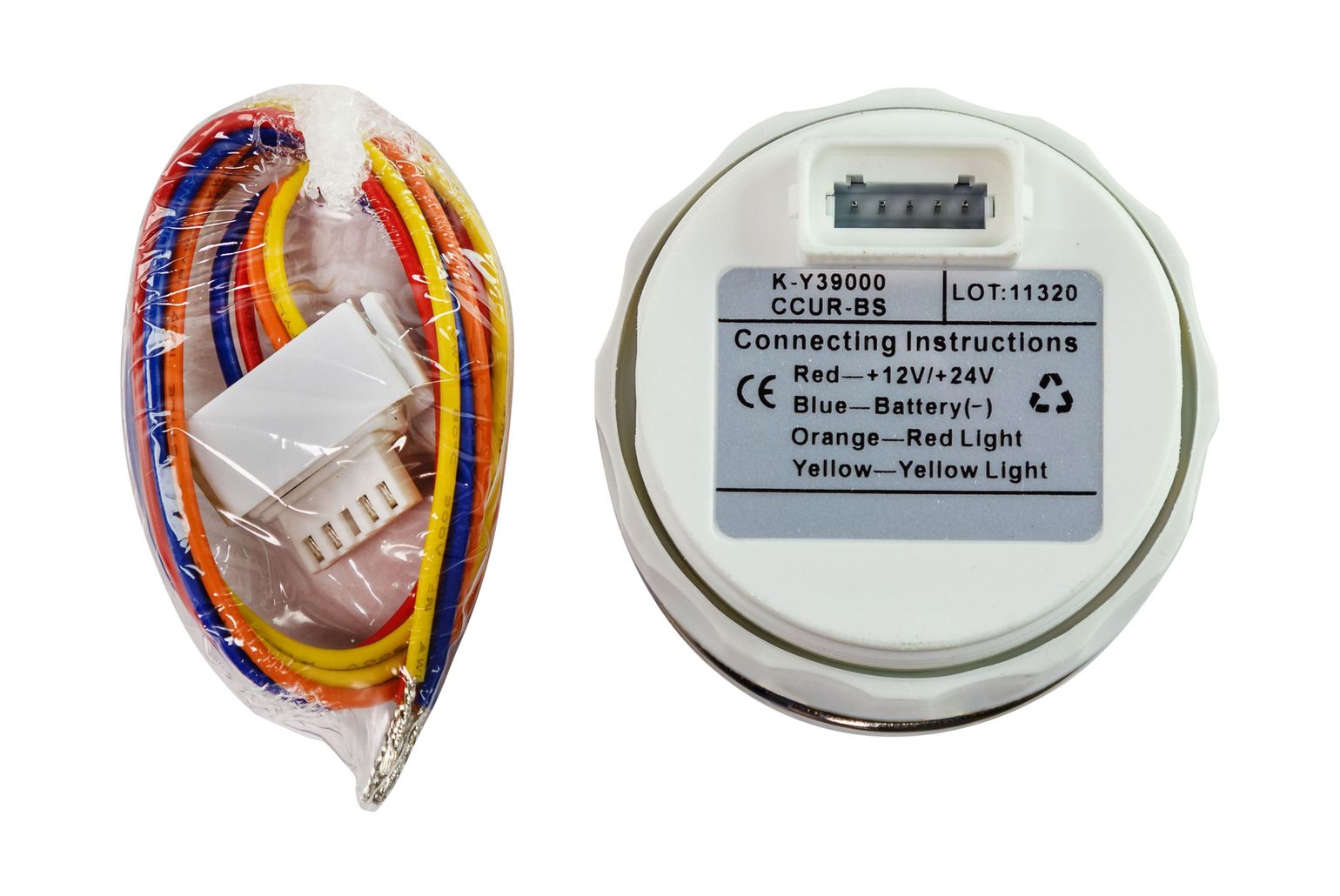 картинка Счетчик моточасов цифровой 0-99999, 9 ч., черный циферблат, нержавеющий ободок, д. 52 мм, Marine Rocket