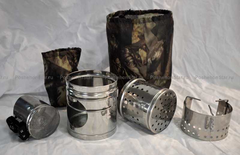 картинка Турбо-печка PoshehonStar из нержавейки PS600Т 0.6л