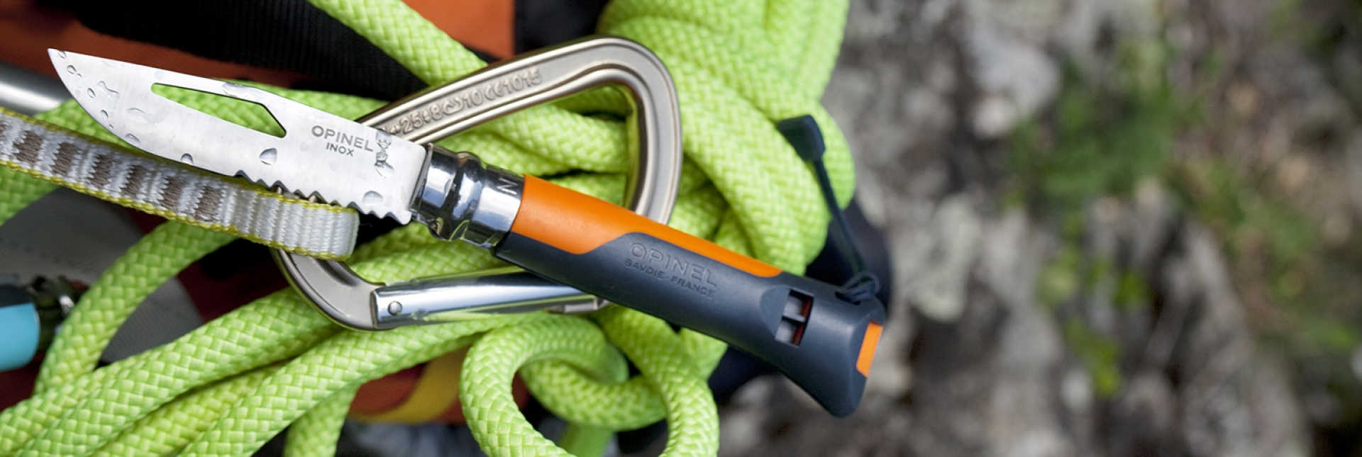 картинка Нож Opinel №8 Outdoor Earth, оранжевый, 001577