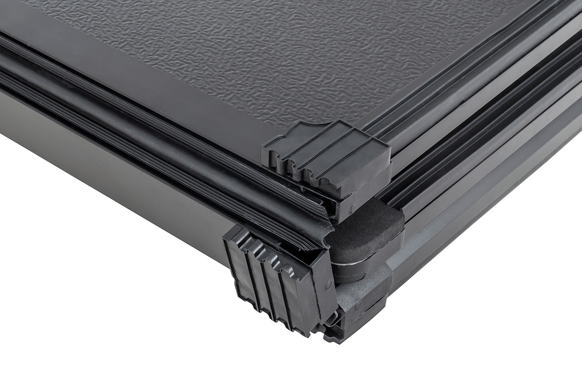 картинка Крышка кузова JAC T8, трёхсекционная, алюминиевая, черная