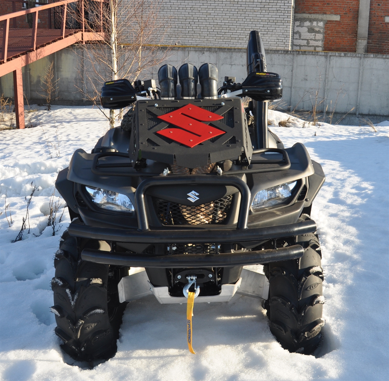 картинка Комплект выноса радиатора для Suzuki KingQuad 750 Litpro сталь