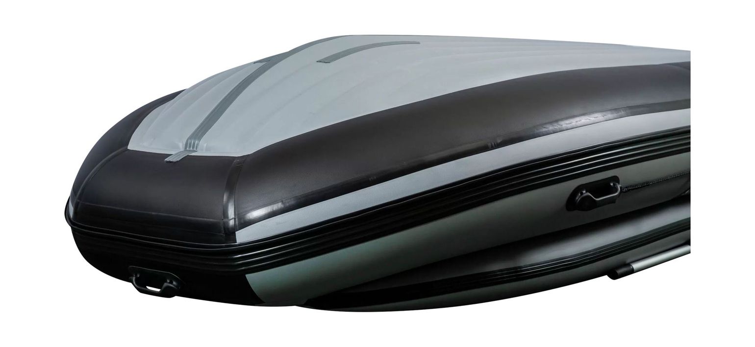 картинка Надувная лодка ПВХ, RiverBoats RB 410 НДНД, ф/б, черно-серый