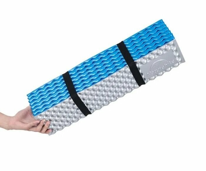 картинка Коврик Naturehike NH19QD008 складной голубой, 6927595738108