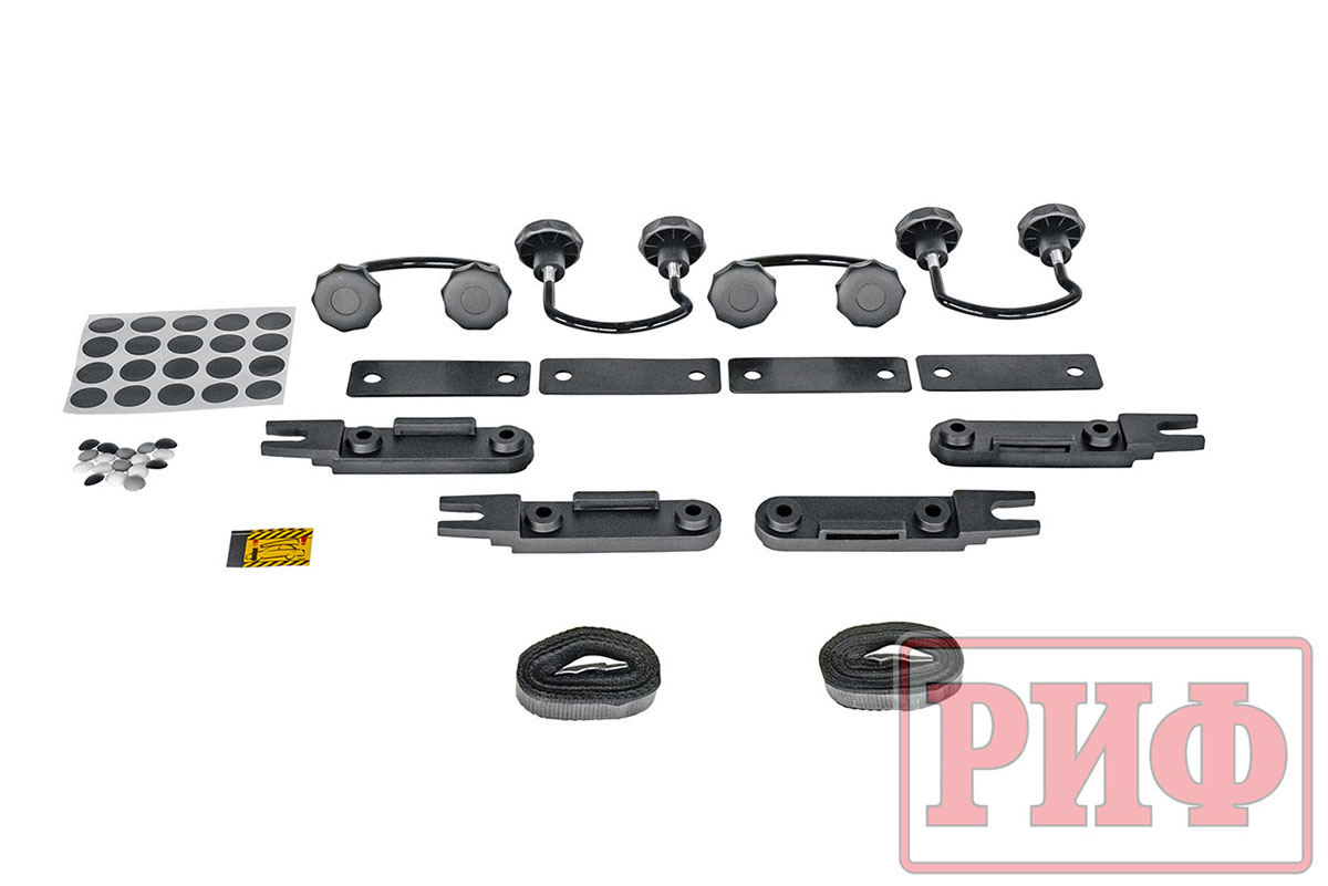 картинка Бокс РИФ Туризм-М 360 л черный глянец, двусторонний