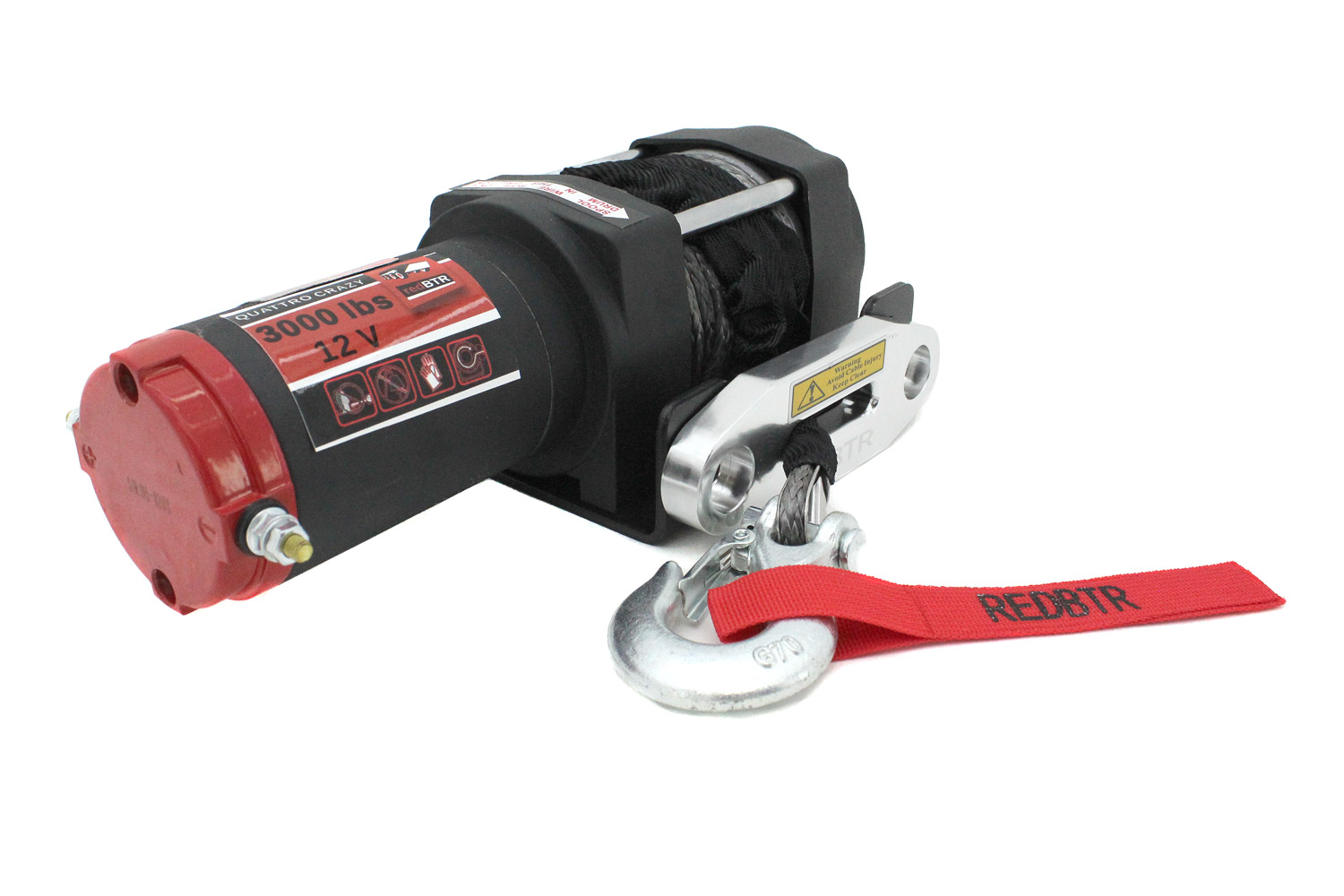 картинка Лебедка redBTR QUATTRO CRAZY 3,0S 12В 1360кг, 153:1, синтетика