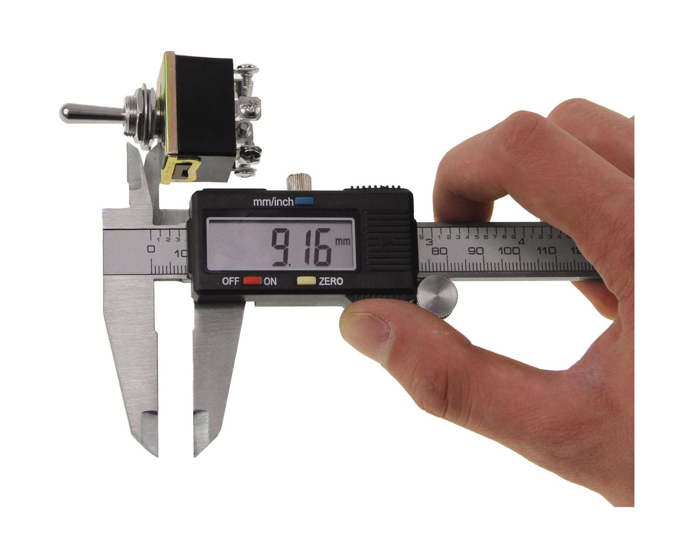 картинка Тумблер трехпозиционный ON-OFF-ON 12 В/15А 6P