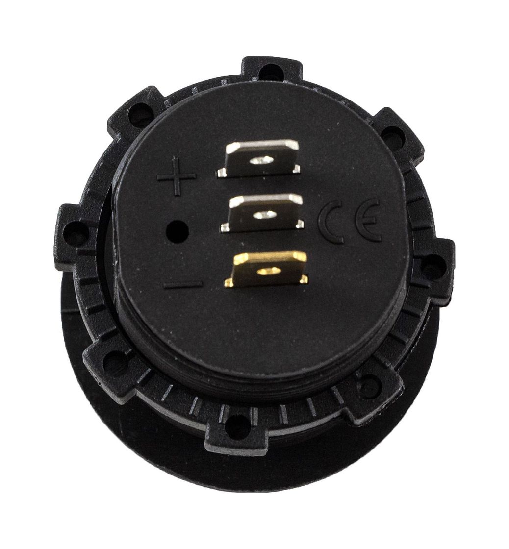 картинка Вольтметр цифровой 6-30 В и амперметр, 0-10А