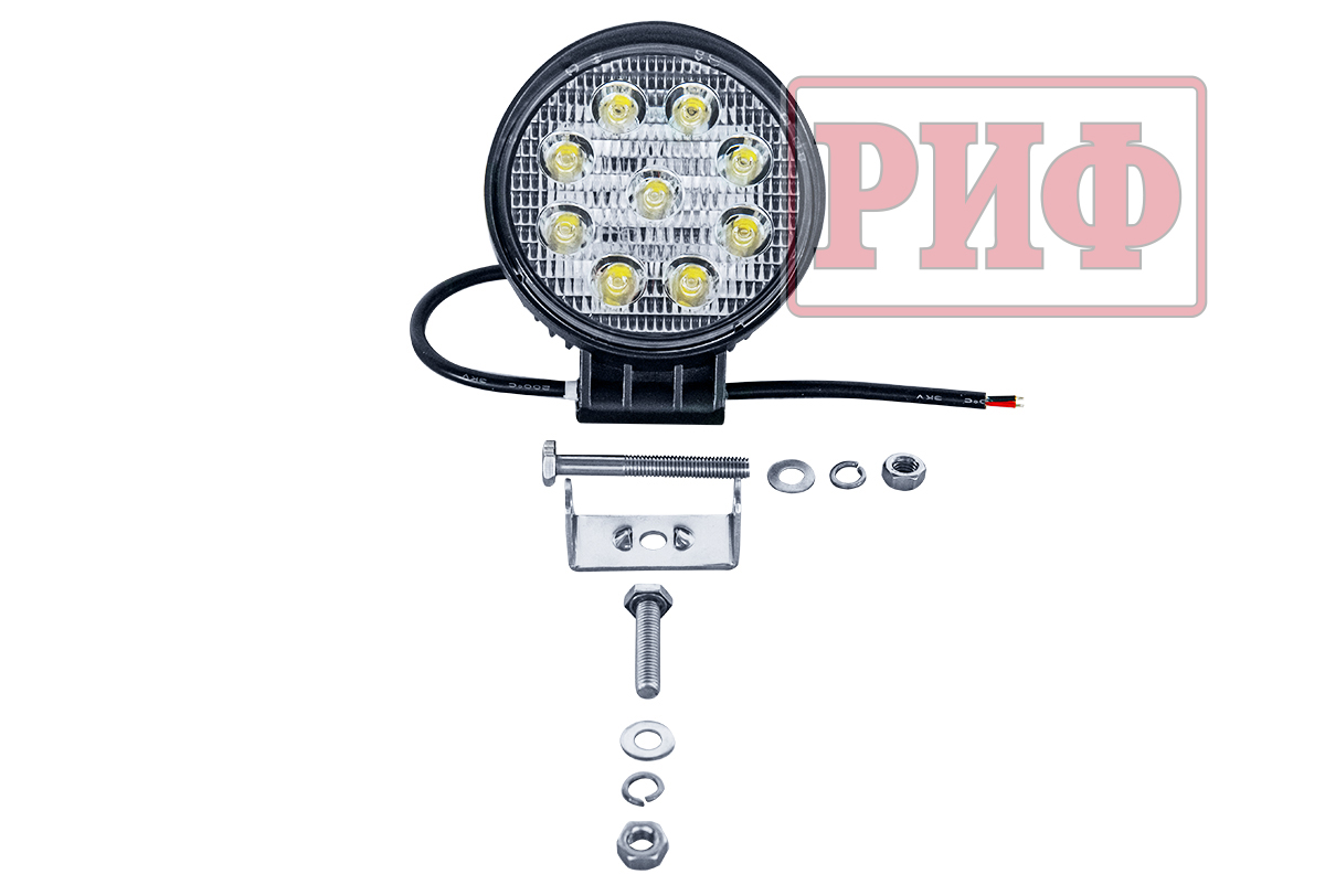 картинка Фара рабочего света РИФ D114 мм 27W