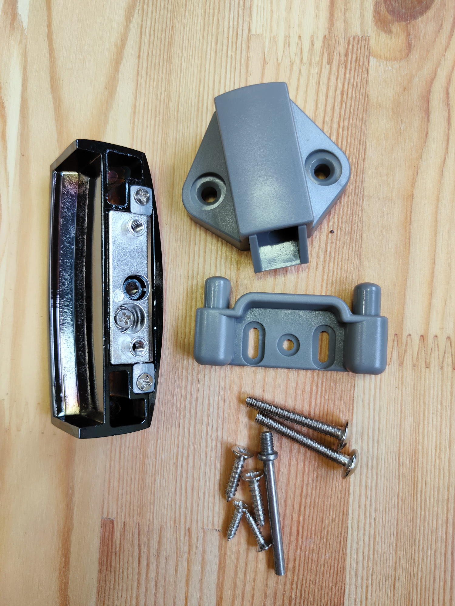 картинка Ручка-замок мебельная BL07-GB (антрацит)