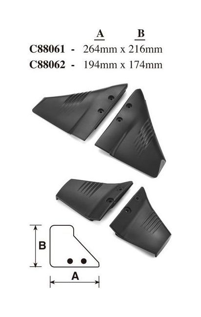 картинка Гидрокрыло 194х174 мм с крепежом, 8-50 л.с.