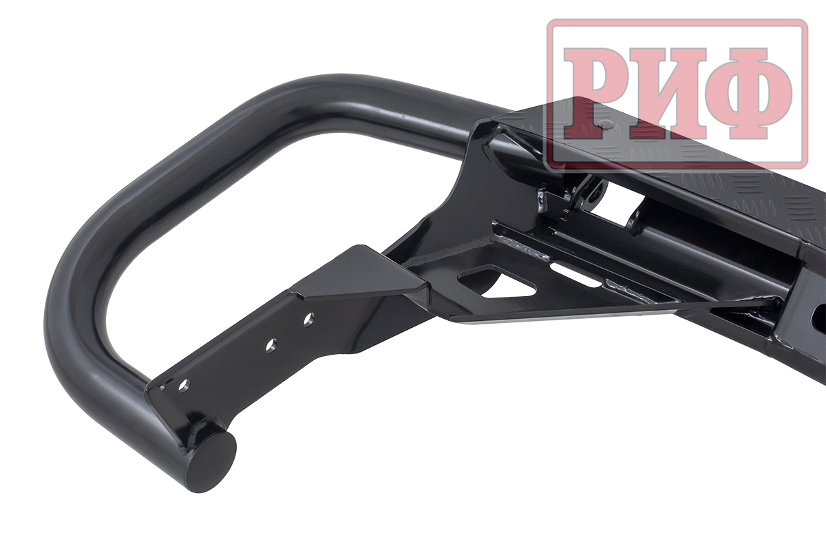 картинка Бампер задний РИФ Haval H5 c квадратом под фаркоп