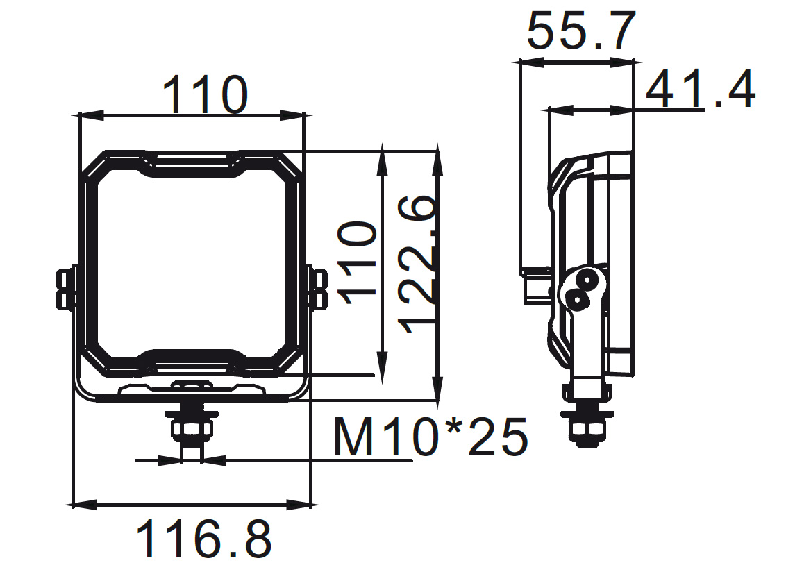 картинка Фара водительского света РИФ 45W LED