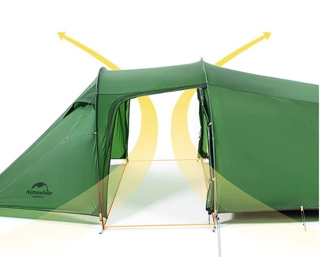 картинка Палатка двухместная Naturehike Opalus NH20ZP001,зеленая, 6927595748961