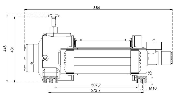 картинка Гидравлическая лебедка HMW 15.0 PHT EN