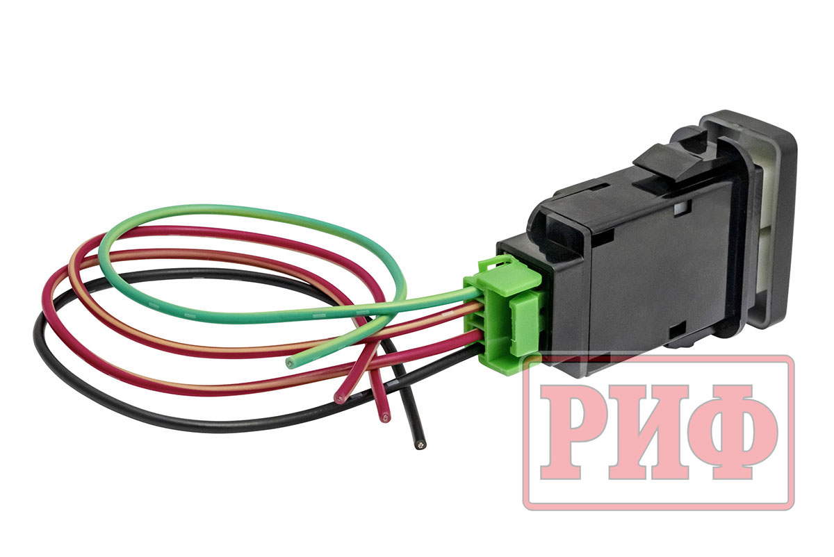 картинка Кнопка ВКЛ/ВЫКЛ, белый, FRONT DIFF LOCK TOYOTA 40x20