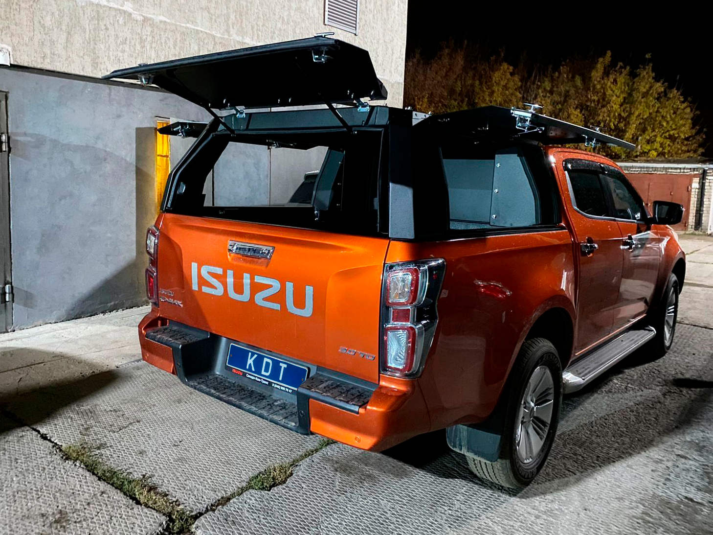 картинка Кунг алюминиевый для Isuzu D-Max, 3 двери, неокрашенный — KDT 28281L