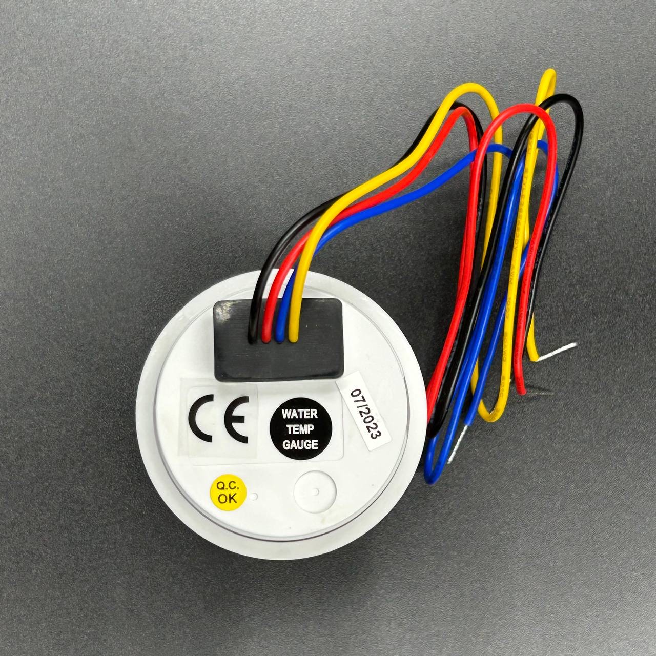 картинка Указатель температуры воды (д.52мм; черный, хромированный ободок) (DEPO)